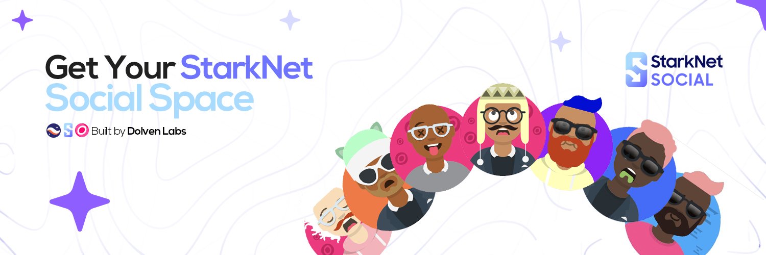 Starknet Social 🐺✨ Live on Mainnet Profile Banner