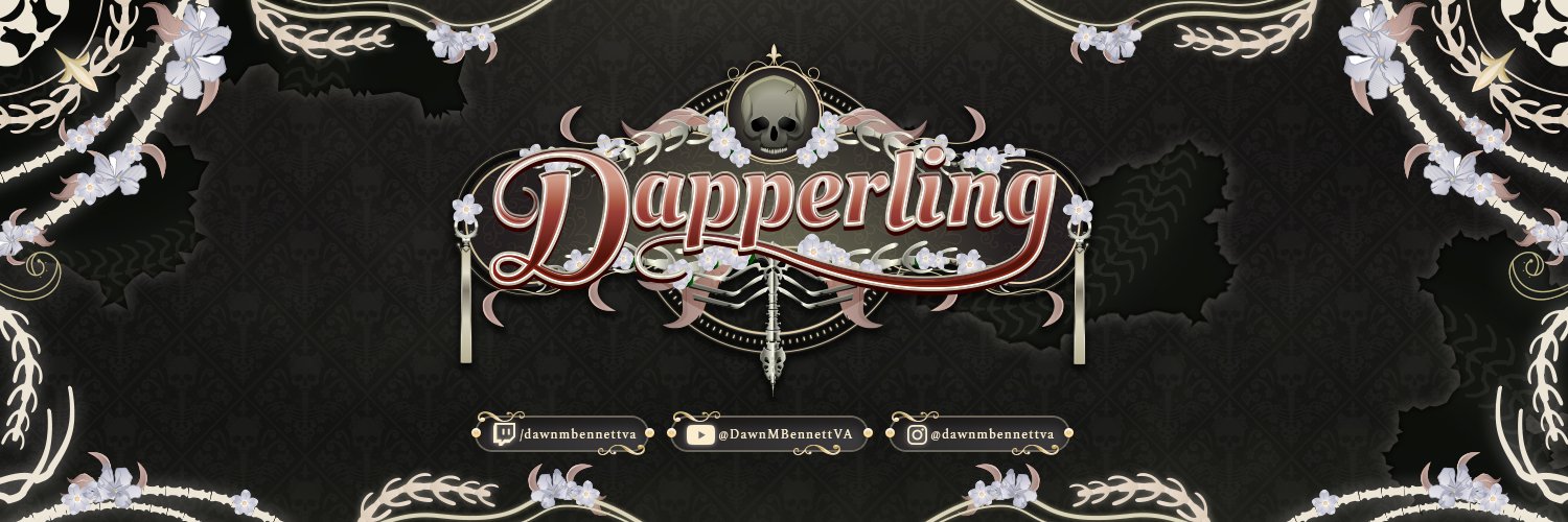 Dapperling 🥀 VTuber banner