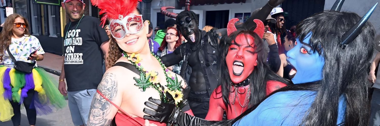 mardi gras flashing banner