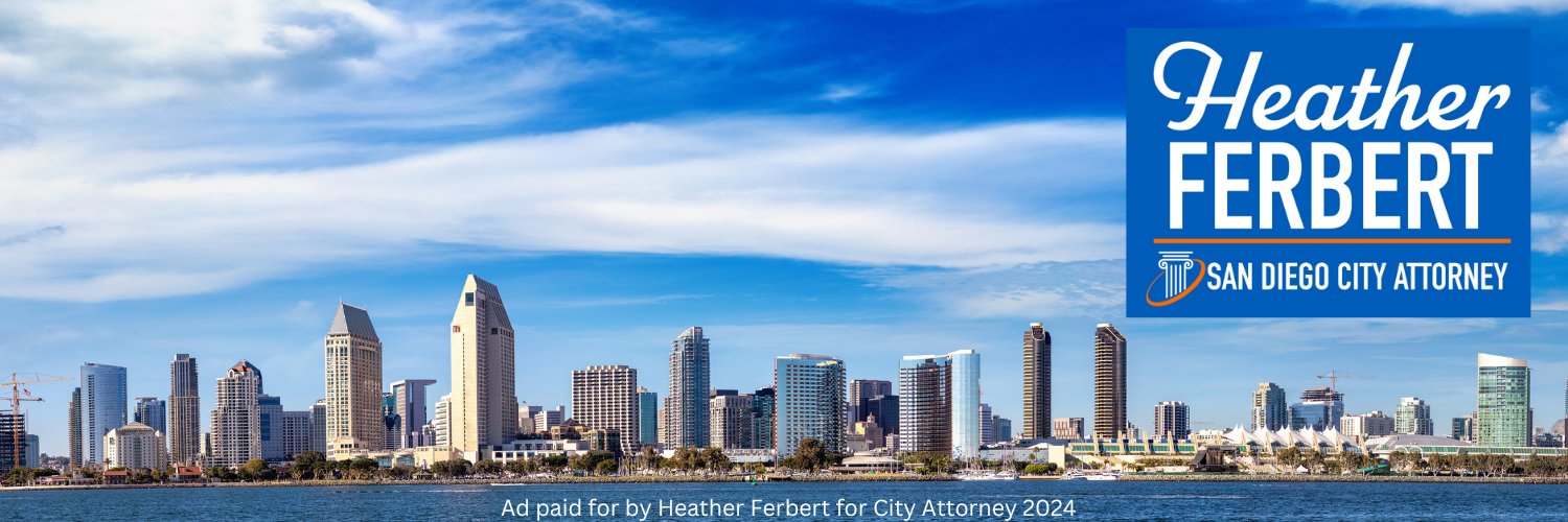 Heather Ferbert for City Attorney banner