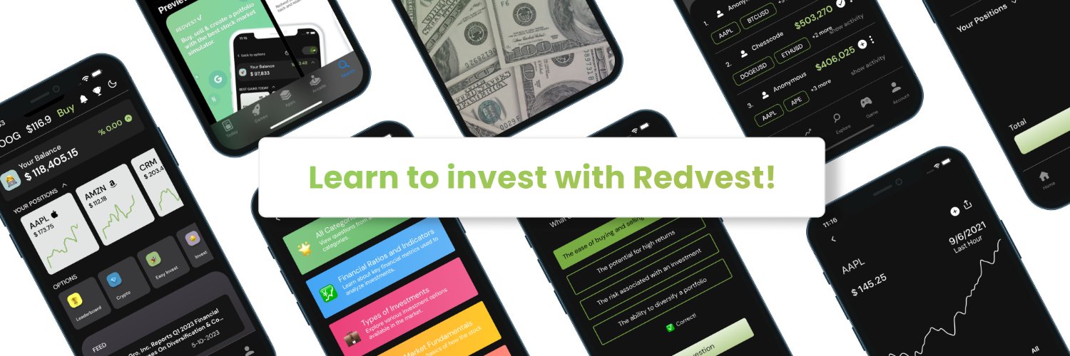 Redvestapp's profile banner image