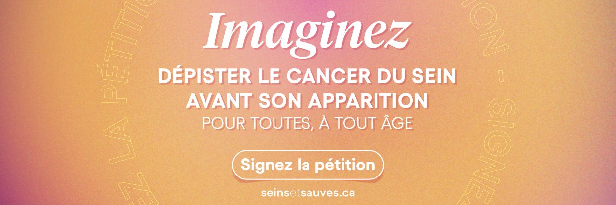 Fondation cancer du sein du Québec banner