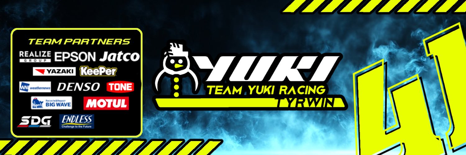 Team yu-ki Racing #41 banner