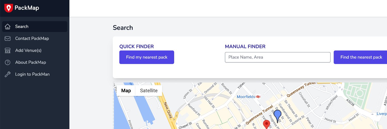 PackMap banner