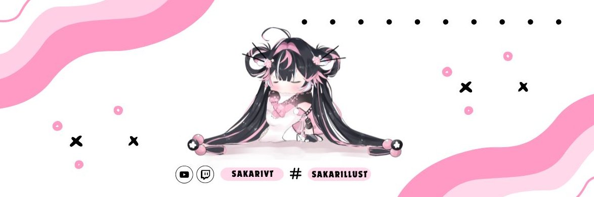 𑣲 Sakari 🌸 ⸝⸝ Minktuber banner