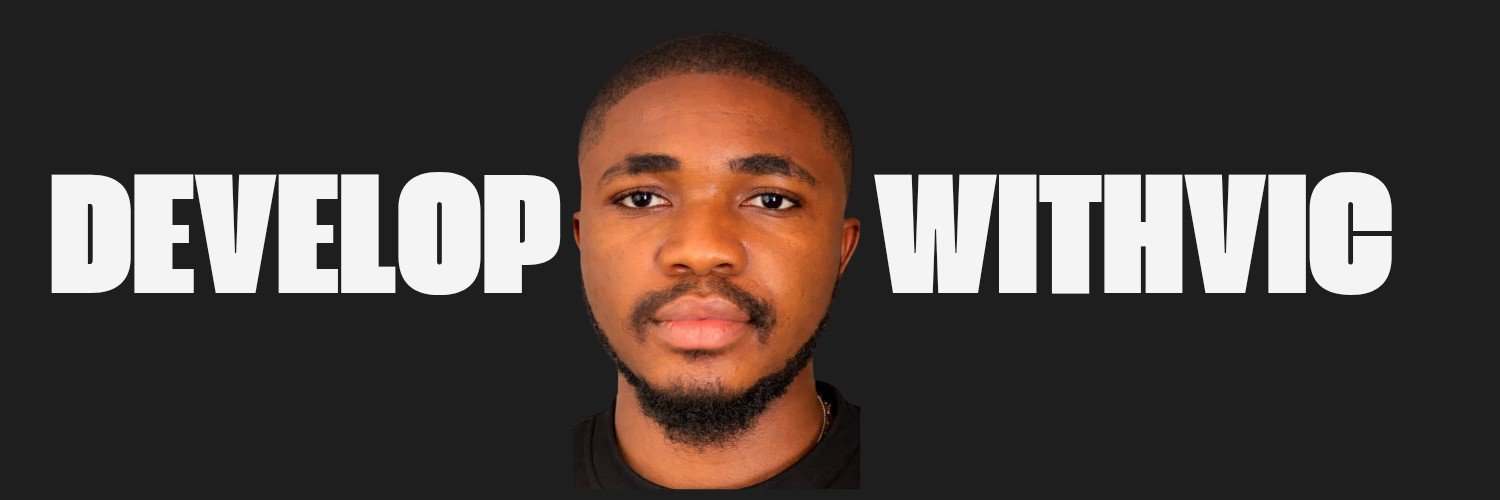 developwithvic's profile banner image