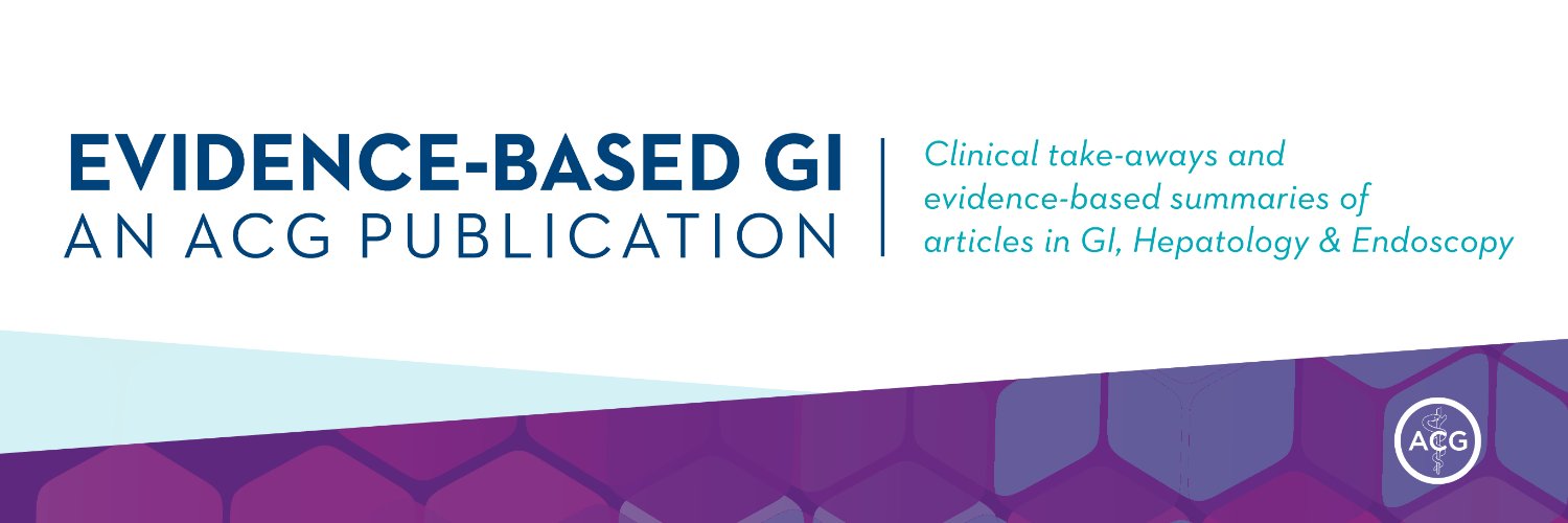 Evidence-Based GI: An ACG Publication (EBGI)'s banner