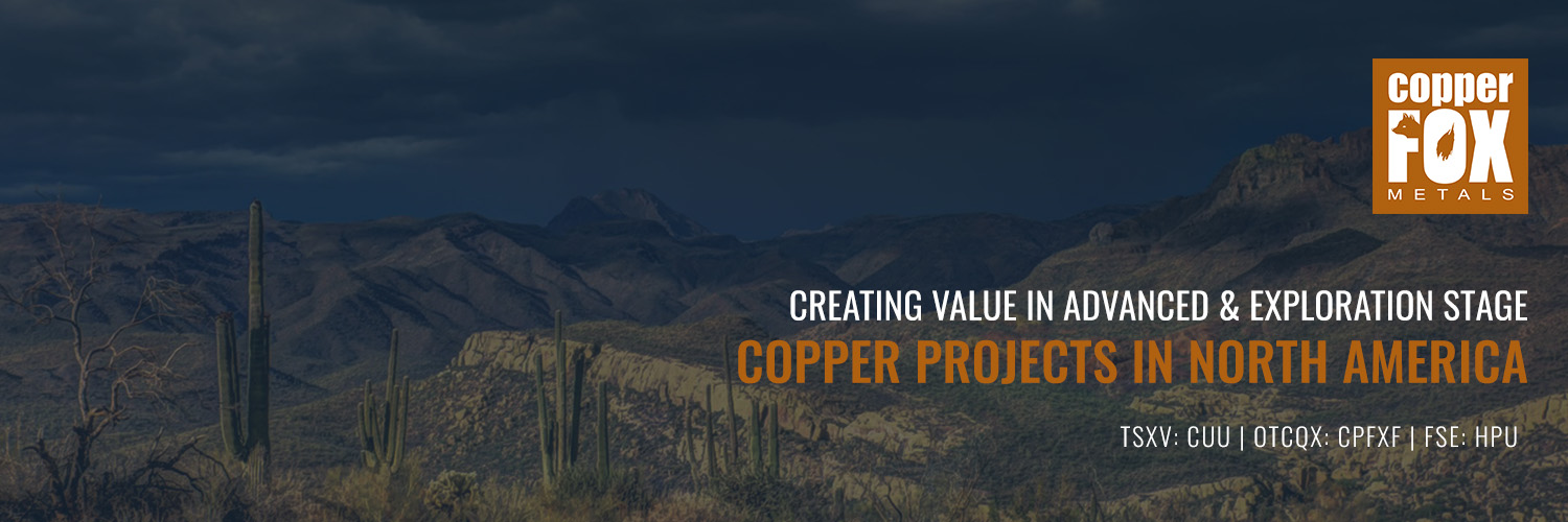 Copper Fox Metals Inc. banner