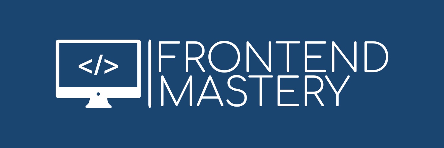 Frontend Mastery banner