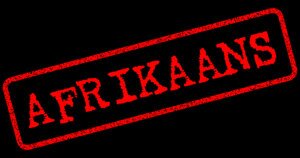 Vrek Skerp Afrikaans banner