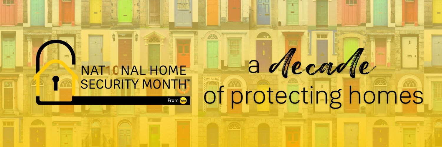 National Home Security Month banner
