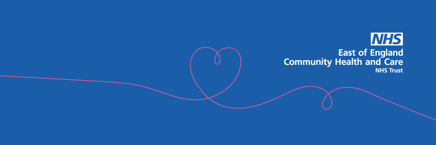 East of England Community Health and Care NHS banner