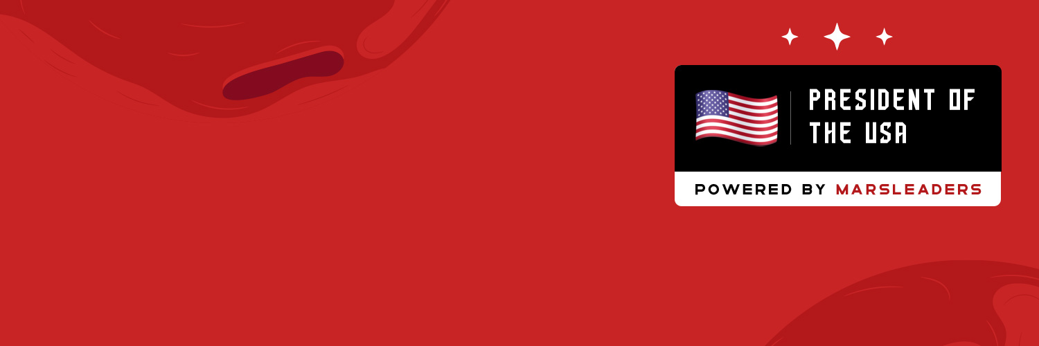 President of U.S.A ✦ Marsleaders banner