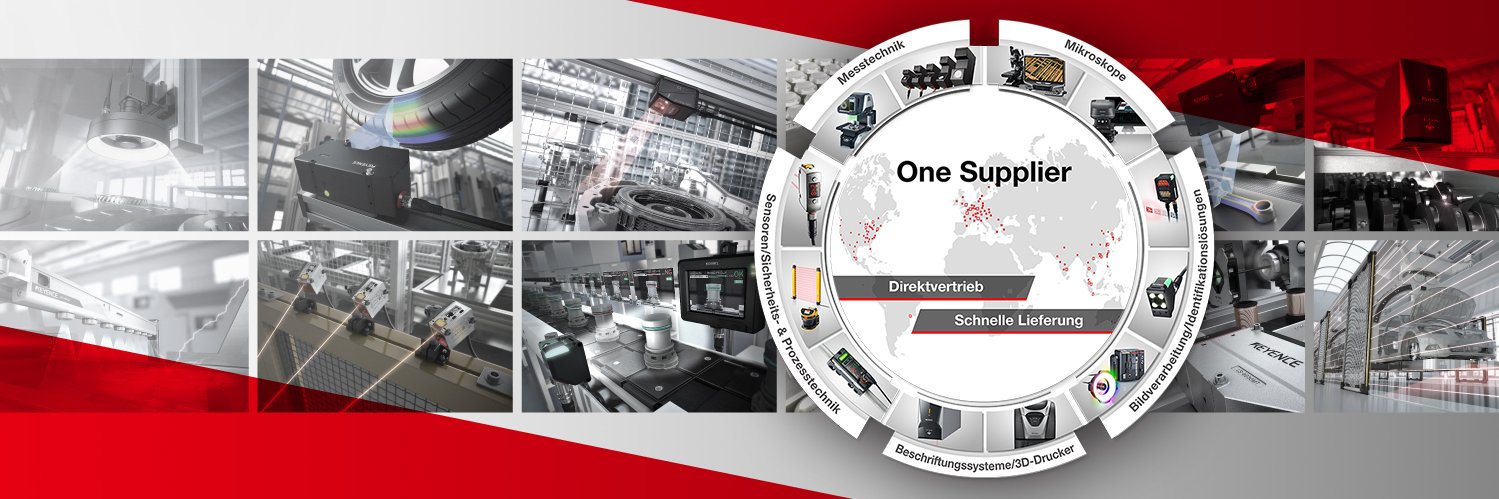 KEYENCE Deutschland banner