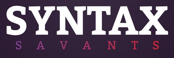 SyntaxSavants Profile Banner
