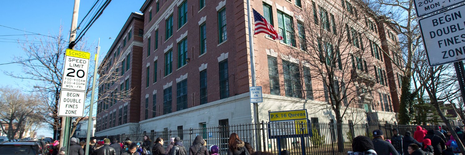 P.S.16Q The Nancy DeBenedittis School banner