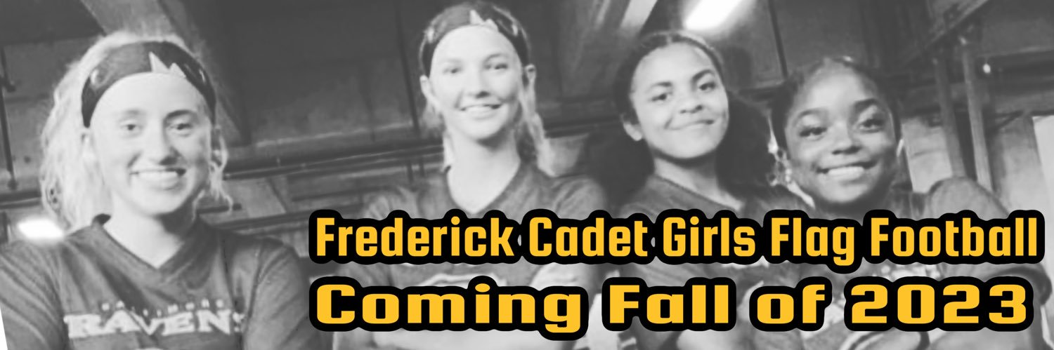Frederick High School Cadet Girls Flag Football banner
