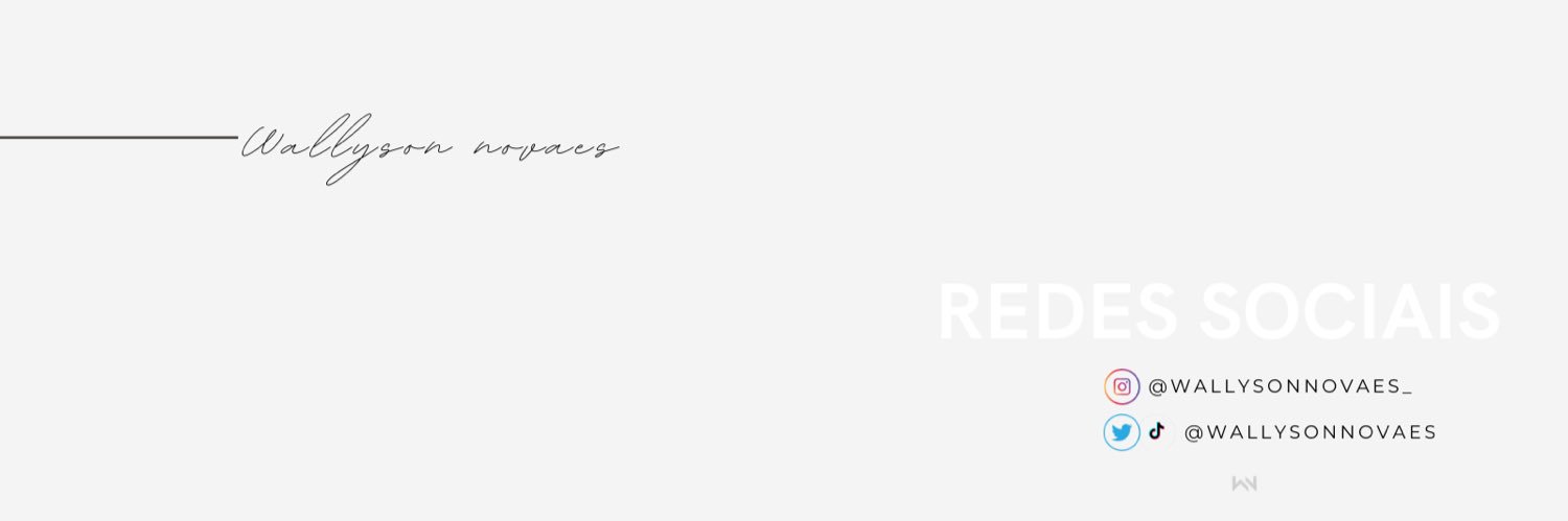 wallysonnovaes's profile banner image