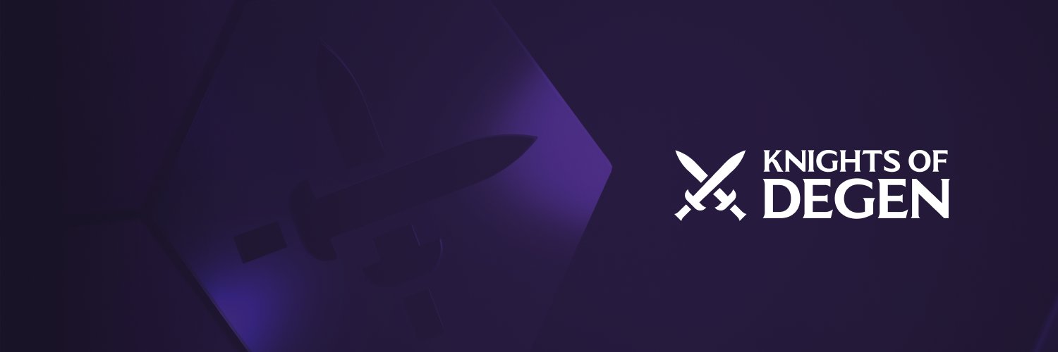 Knights of Degen Swoops banner