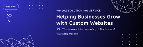 dev_webxpanda Profile Banner