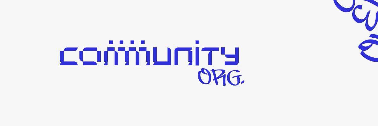 Com̈m̈unity ORG's banner