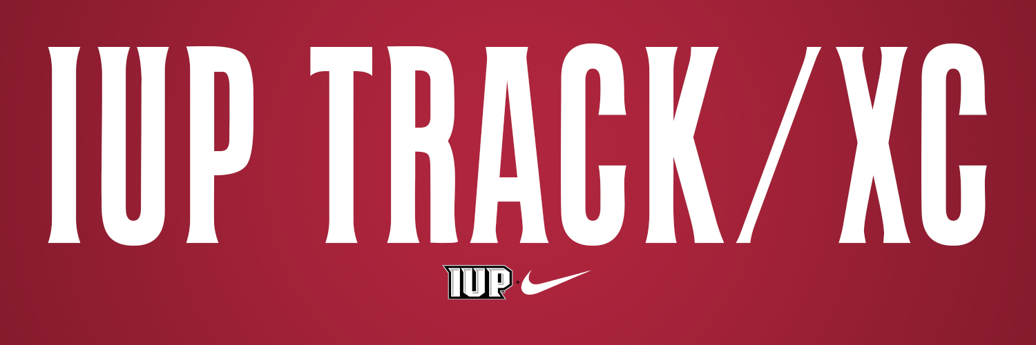 IUP XC and Track & Field banner