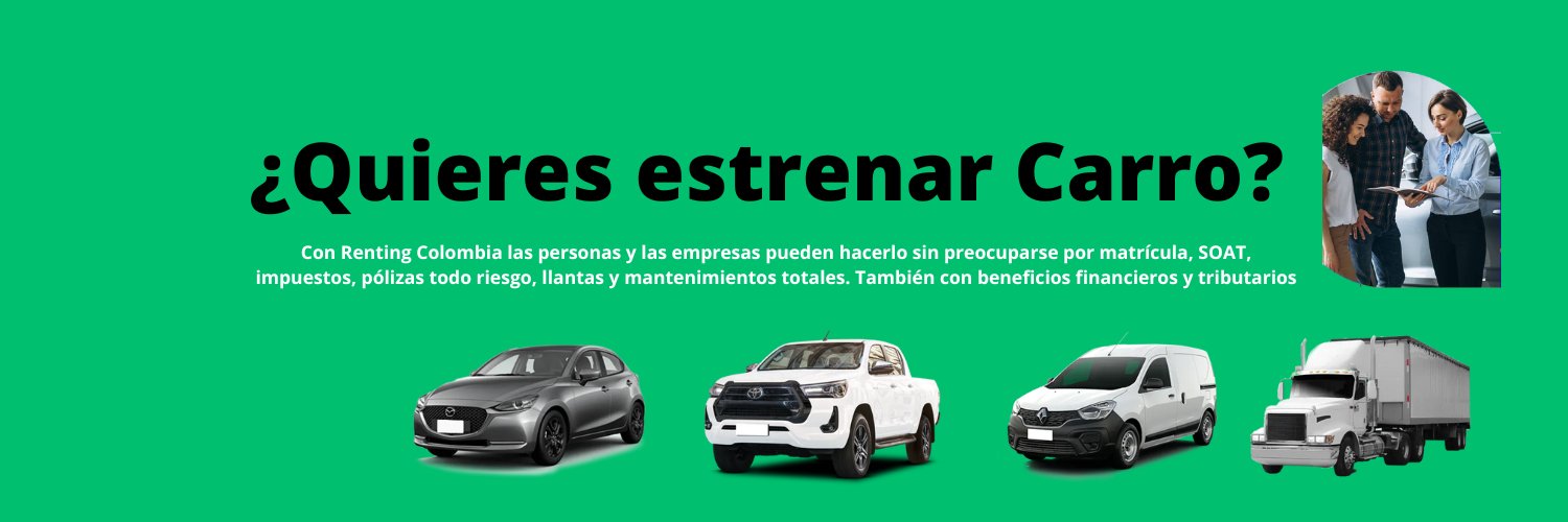 Distribuidor Renting Colombia banner