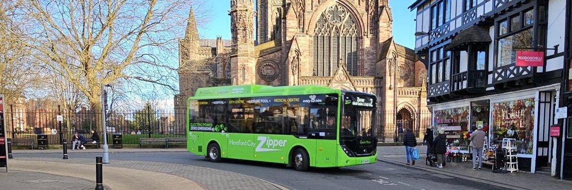Hereford Buses banner