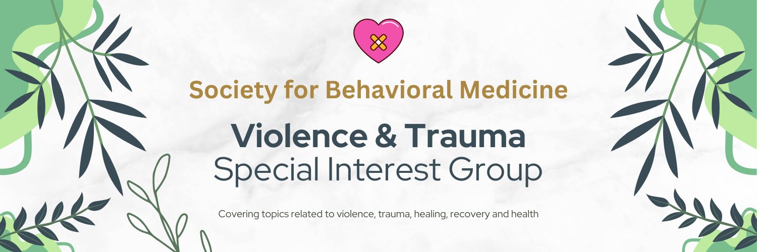 SBM Violence & Trauma Special Interest Group banner