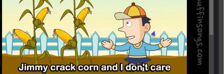 Jimmy Crack Corn banner