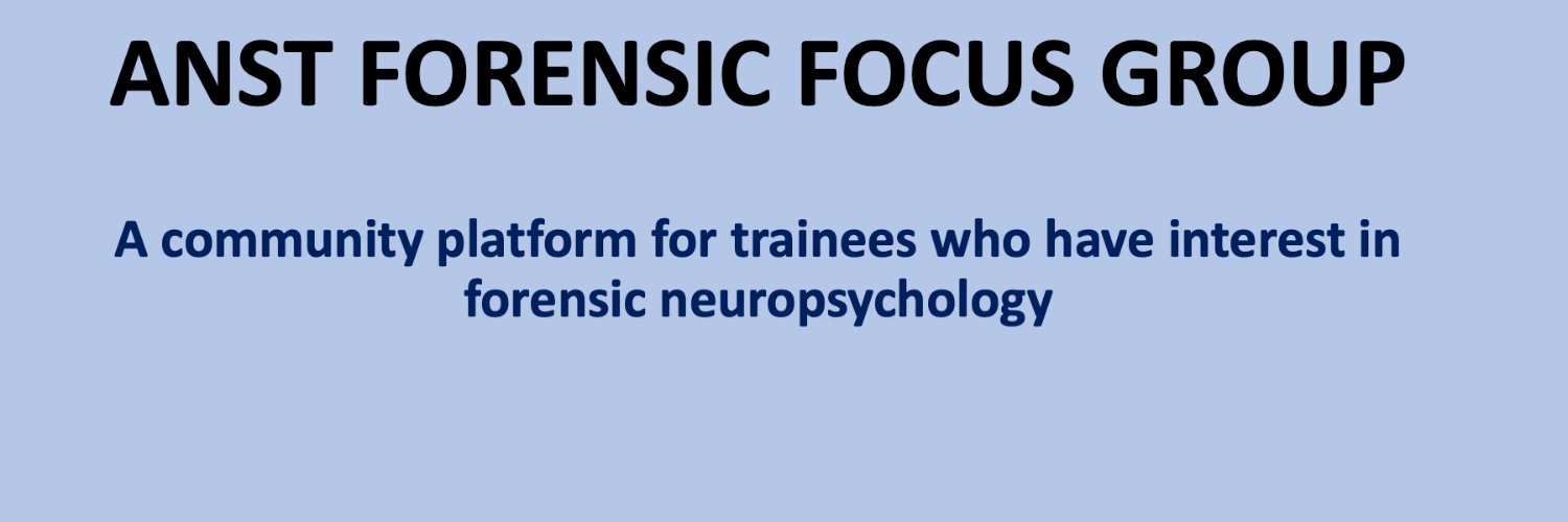 ANST Forensic Focus Group banner