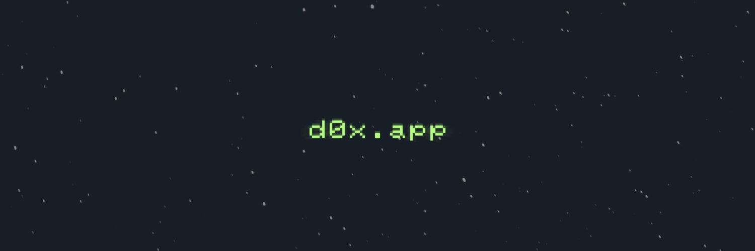 d0x.app | MINTING NOW! banner