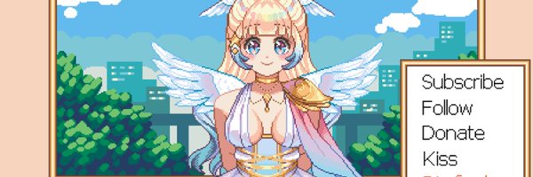 Mia Mikhail 🎀💫 ミハイルミア Angel Vtuber Profile Banner