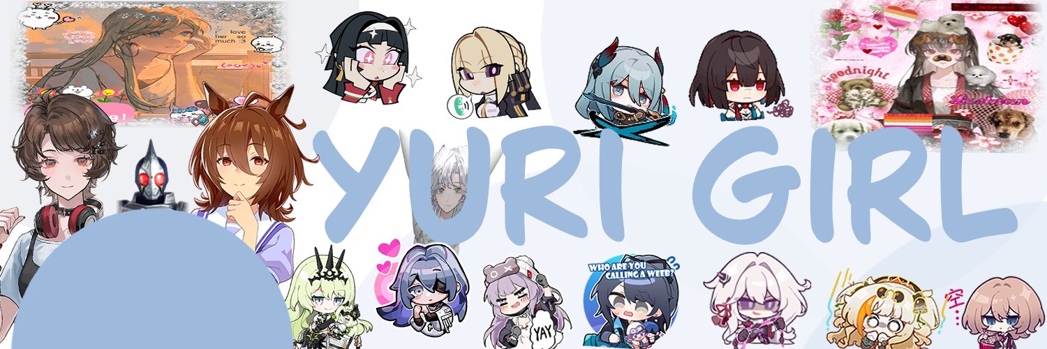 𝓰𝓻𝓮𝓮𝓭𝔂 yuri girl's banner