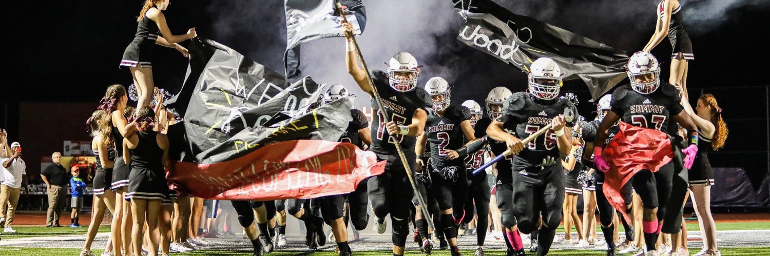 Summit Football's banner