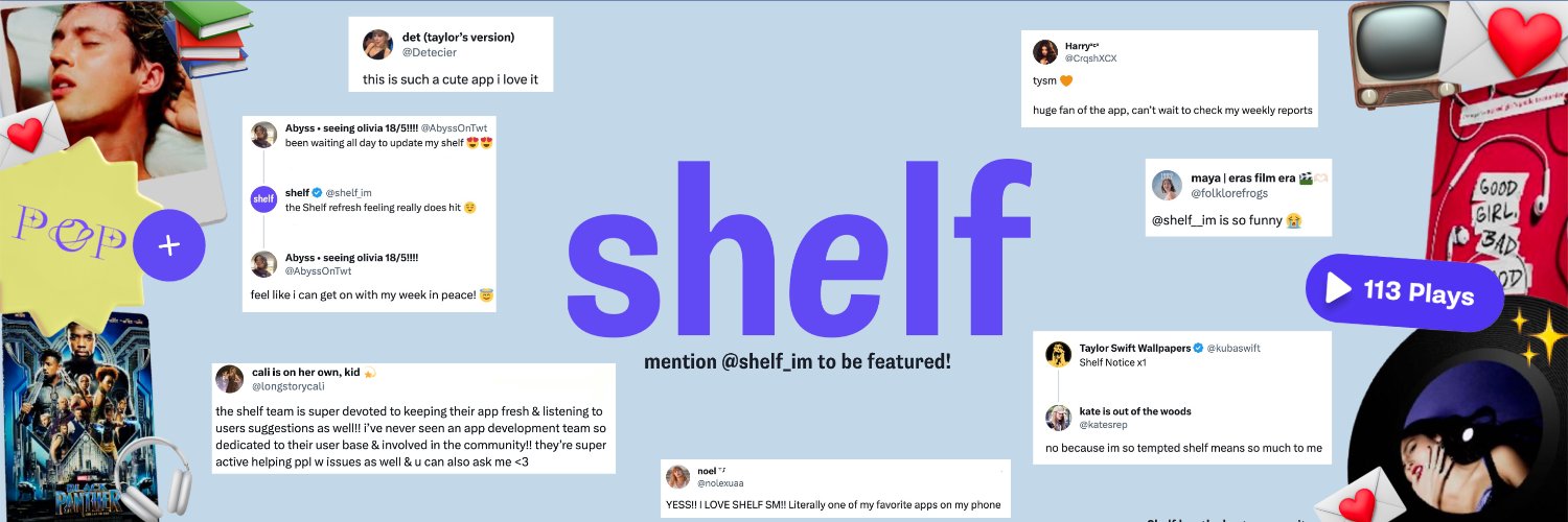 Shelf's banner