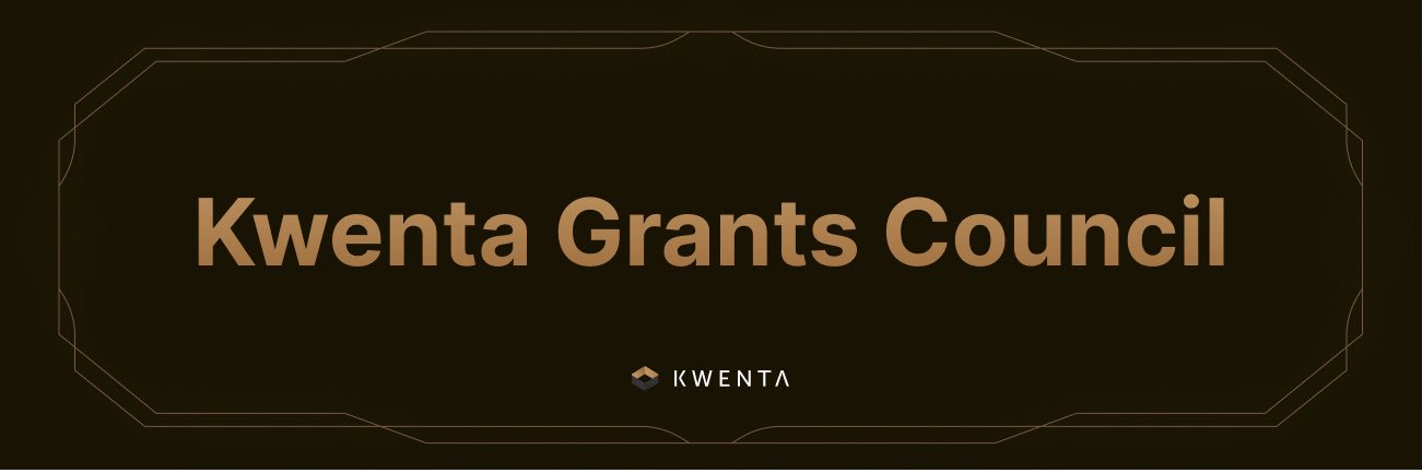 Kwenta Grants Council banner