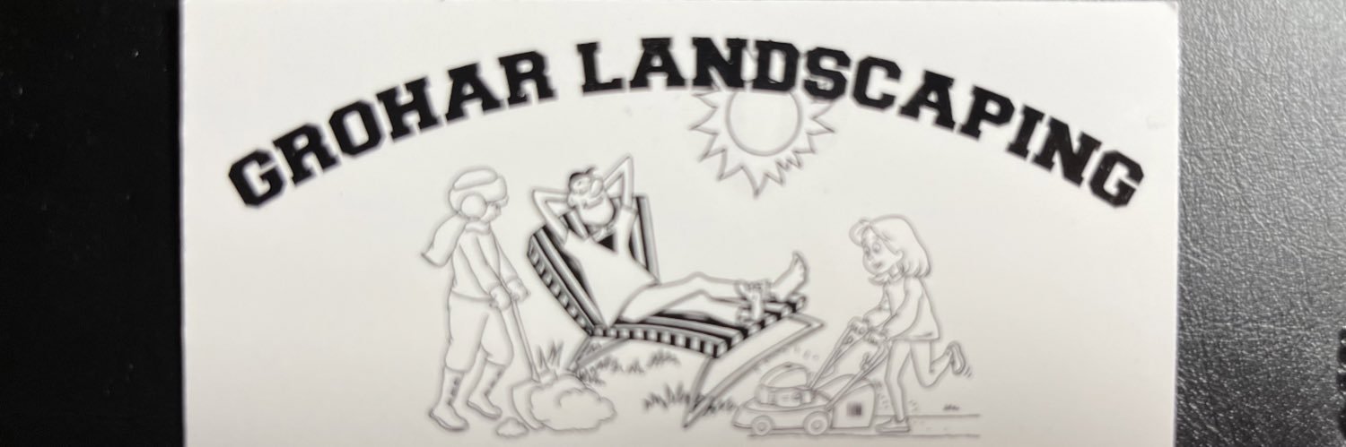Grohar’s Landscaping banner