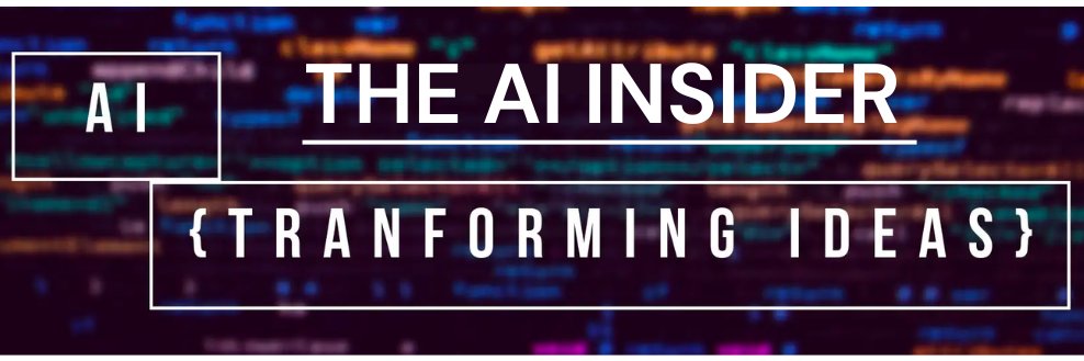 The AI Insider . YouTuber . Blogs . Latest Tech banner