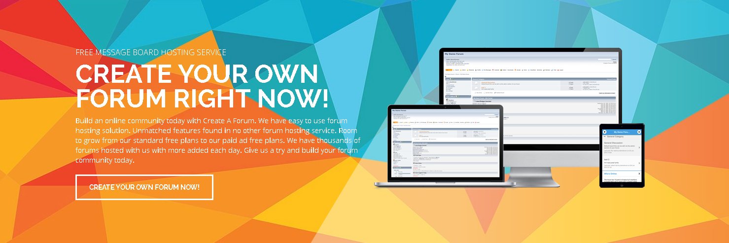 CreateAForum's profile banner image