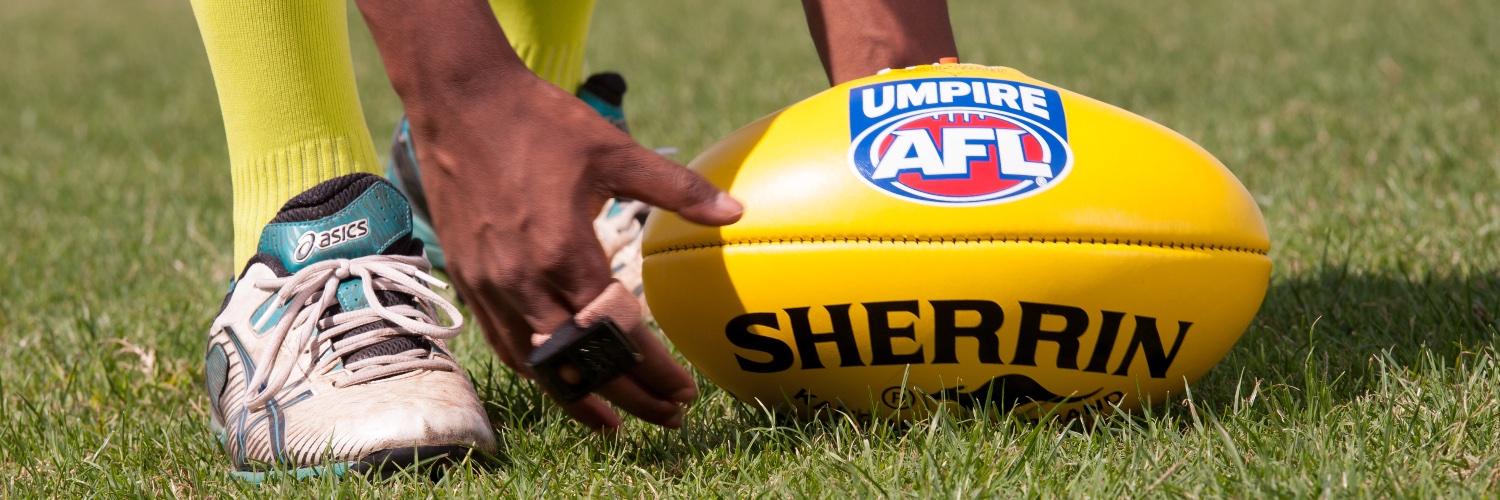 Umpire AFL Profile Banner