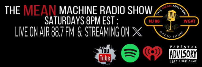 🎙Mean Machine Radio NJ 88.7 FM WGAT🤨🇮🇹 🇺🇸🤘's banner