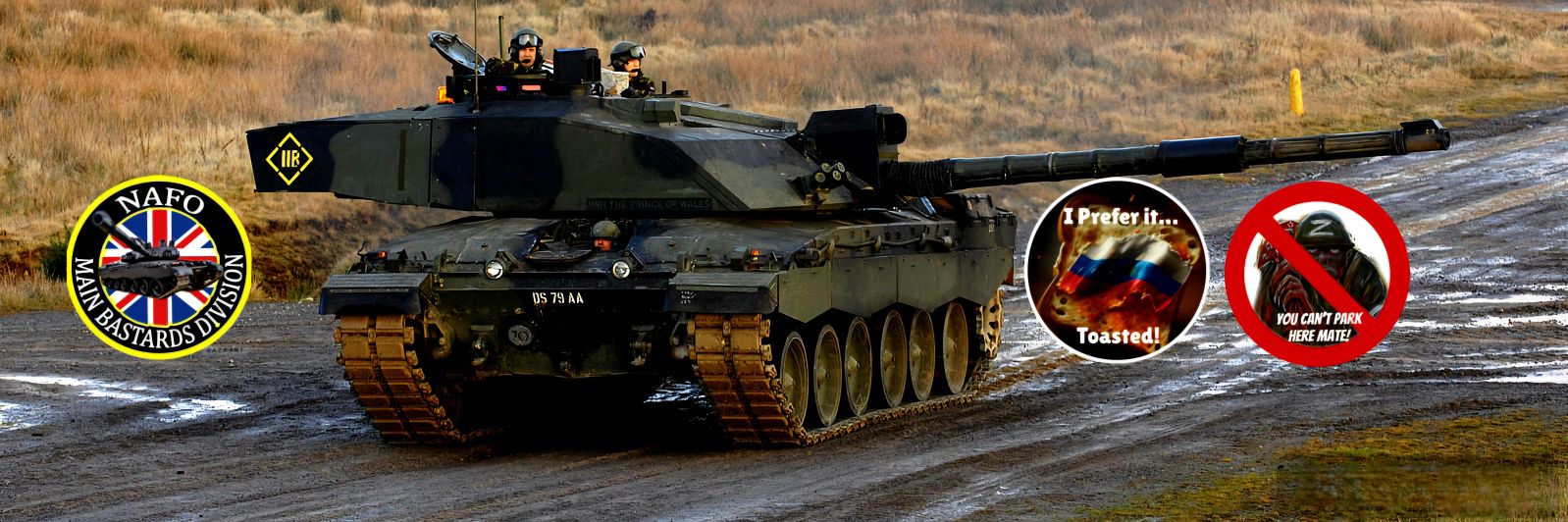 Challenger Tank In Ukraine🇬🇧🇺🇦's banner