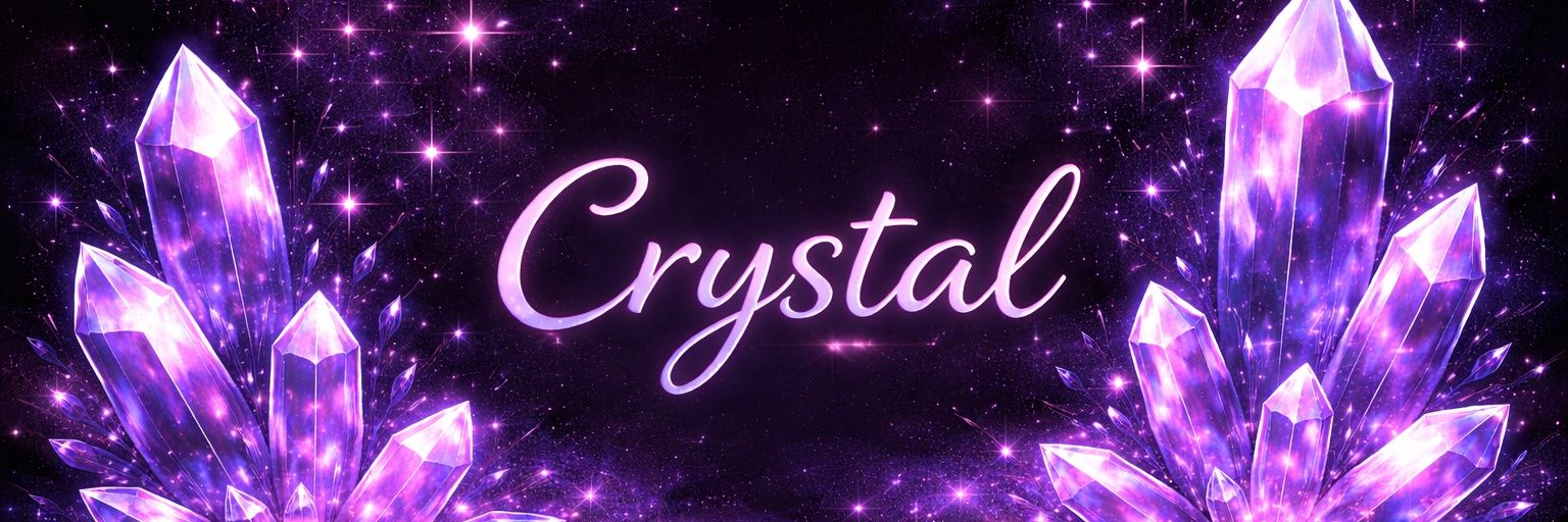 crystal banner