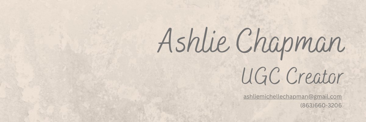 Ashlie Chapman banner