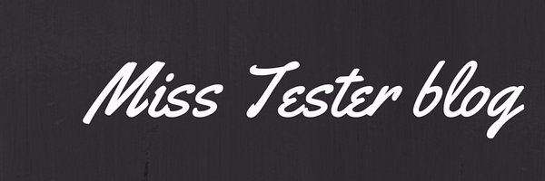 miss_testerblog Profile Banner