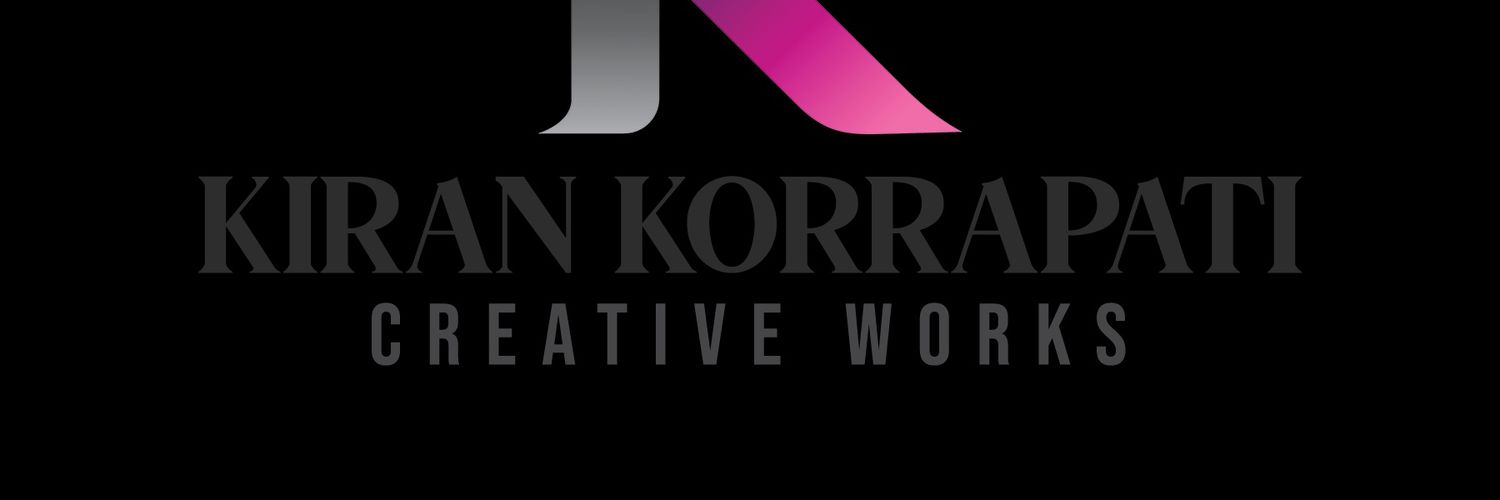 Kiran Korrapati Creative Works banner