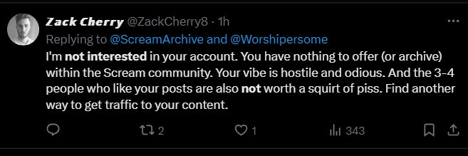 Scream Archive banner