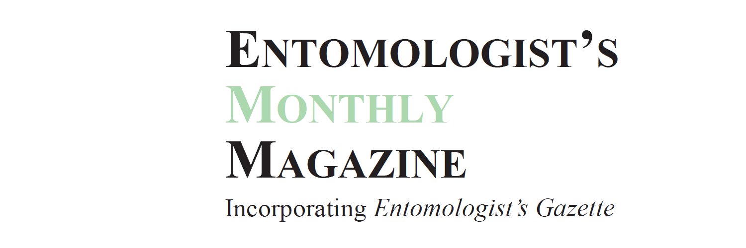 Entomologist's Monthly Magazine banner