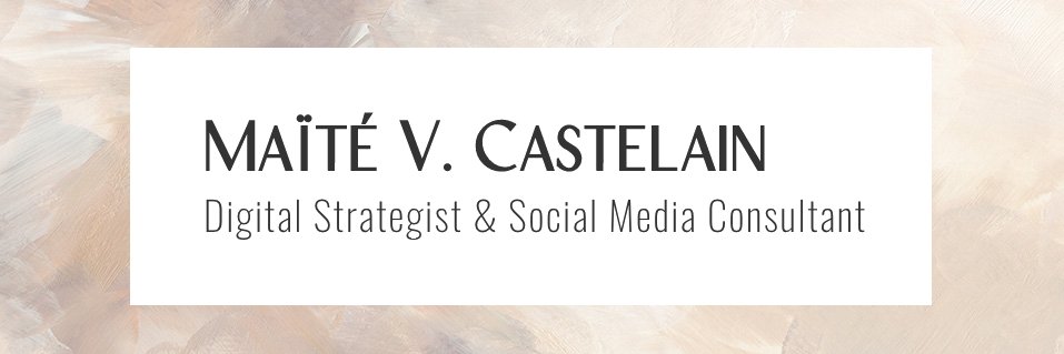 Maïté V. Castelain banner